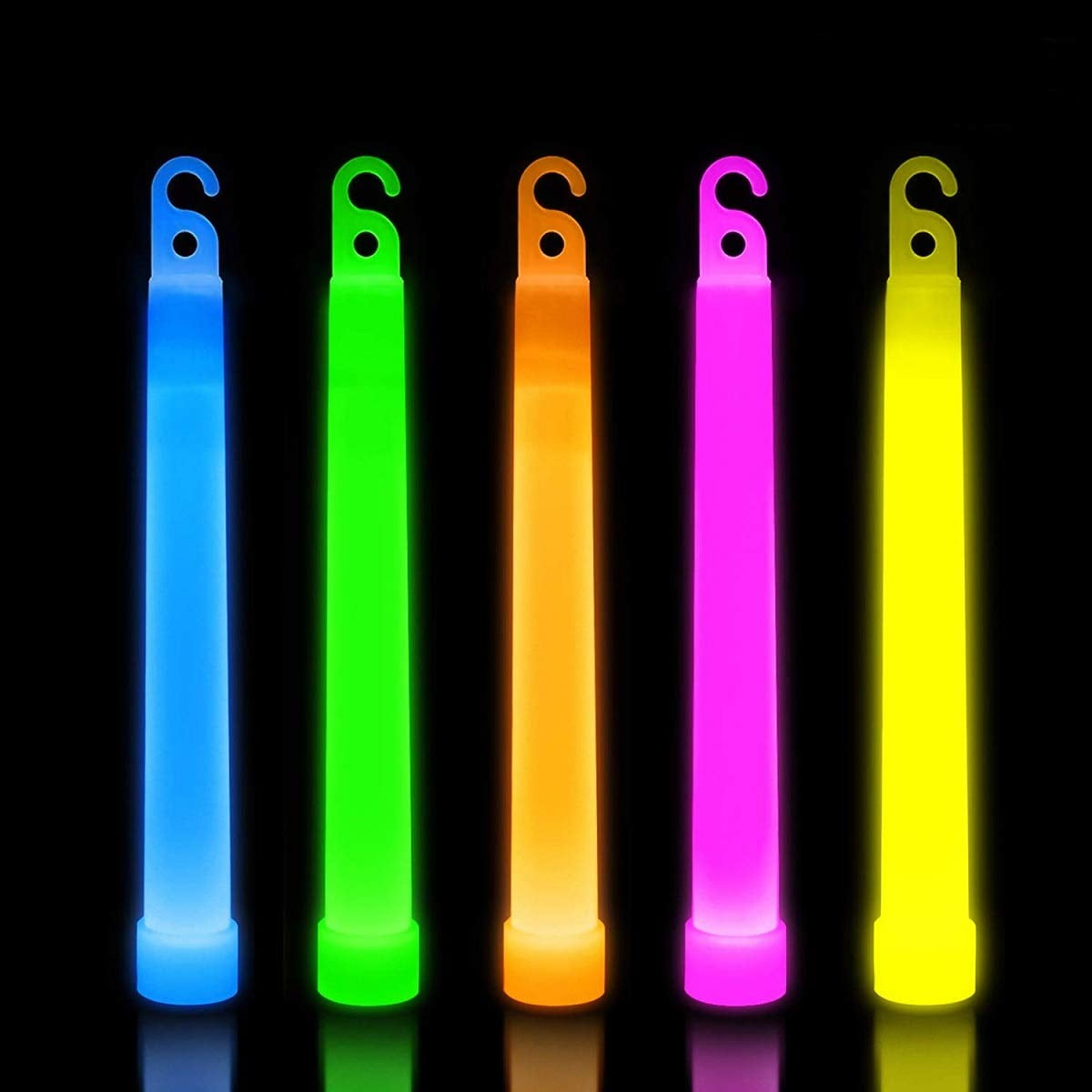 Lumistick 6' Glow Sticks, Assorted Colors, 25 ct
