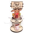 thumbnail image 3 of Portabotellas Vino Navidad Contenedor para Decoraciones Fiesta (alce) 3 Uds., 3 of 4