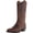 Brown, variant on Cowboy Boots for Men, 2026 Fashion Pointy Toe Western Boots Mid Calf Boots Men's Knee High Embroidered Chunky Heel Boot