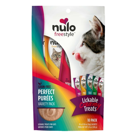 Purés Nulo Freestyle Perfect de Wet Cat Treats, 15 ml, 10 unidades