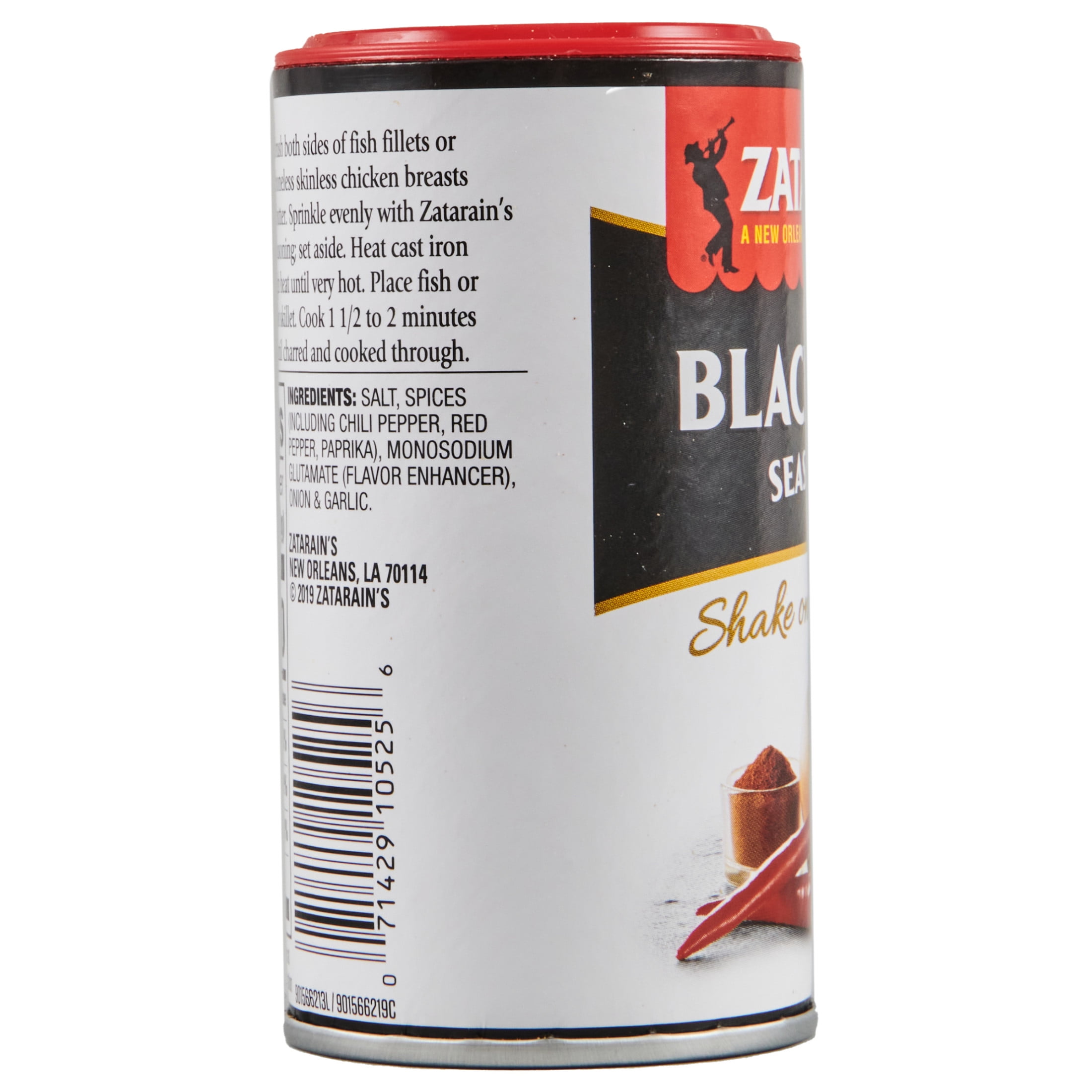 Zatarain's New Orleans Style Blackened Seasoning, 3.0 oz Can