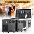 thumbnail image 1 of 2Pcs Cold Spark Firework Machine,Stage DMX Effect Machine with Flight Case for DJ Event Party Wedding,Black, 1 of 7