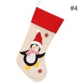 thumbnail image 2 of Bangcool Christmas Stocking Patterned Cartoon Large Tree Hanging Stocking Cuff Stocking, 2 of 10