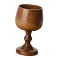 thumbnail image 5 of Wooden Goblet Primitive Cup Handcrafted 13cm, 5 of 6