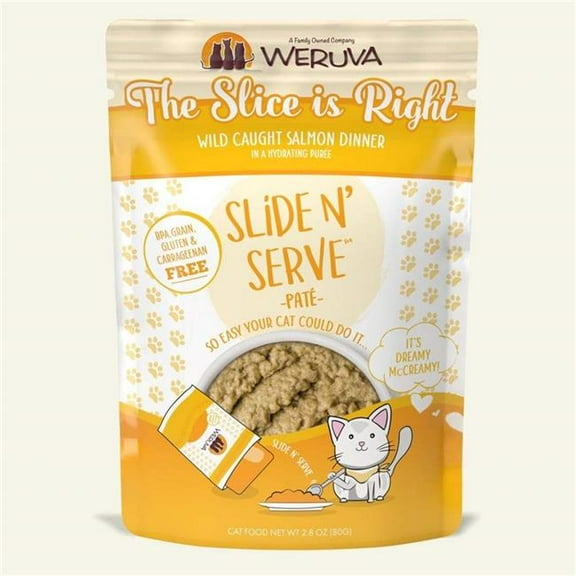 Weruva  2.8 oz Cat Slide & Serve the Slice is Right Food