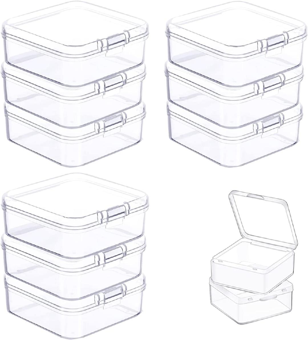 Plastic Clear Small containers,30 Pcs Mini Beads Storage Containers Box