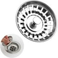thumbnail image 1 of Kitchen Sink Plug 78mm,Universal Kitchen Sink Filter,Universal Stainless Steel Sink Plug-Sink Drain/Washbasin-Kitchen Sink Strainer, 1 of 5