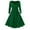 Green, variant on Up to 65 off!Lolmot Cocktail Dress for Womens Vintage Long Sleeve Bandage Dress 1950s Tea Party Dresses Halloween Fit Flare Heart Neck Cross Strap Aline Midi Dress