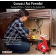 thumbnail image 3 of Bomba destapadora de drenaje, Ridgid 55808, de 120V para bañera, ducha y fregaderos RIDGID Bomba Poder Limpiador, 3 of 4