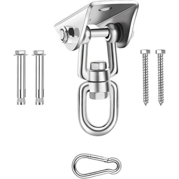 Heavy Duty Ceiling Hook, 450Kg Capacity Sturdy Ceiling Wall Mounting Hook Sus304 Stainless Steel, Suspension Trainer Suspension Kit, Used For Hanging Chairs, Yoga Boxing Bags