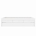 thumbnail image 5 of Bellemave Twin Size Platform Bed with Storage Drawers, Wood Twin Bed with Trundle, Twin Daybed with Drawers for Teens, Adults, White, 5 of 10