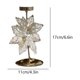 thumbnail image 3 of Adornos navideños, adornos navideños, regalos navideños, porta velas navideño, adorno dorado para ventana, decoración navideña de hierro, decoración de ambiente, porta velas, candelabro de hierro vint, 3 of 6