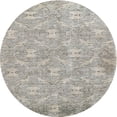 thumbnail image 1 of Ahgly Company Machine Washable Indoor Round Traditional Dark White Beige Area Rugs, 3' Round, 1 of 7
