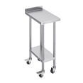 thumbnail image 1 of VEVOR Table de Travail en Acier Inoxydable 24 x 15 x 40 Pouces, Table de Préparation Alimentaire Commerciale avec Roulettes, Table de Préparation Robuste, Table de Travail en Métal avec Hauteur Réglable pour Restaurant, Maison et Hôtel, 1 of 9