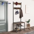 thumbnail image 5 of Zapatera Organizador Mueble Con Perchero De Metal Practiksa, 5 of 5