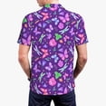thumbnail image 2 of Polo Shirts for Men, Pink Purple Butterfly Flower Cuteness Casual Mens Polo Shirts Short Sleeve Button Down Classic Mens Golf Polo Shirts, 2 of 7