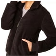 thumbnail image 2 of Free Country Women's FreeCycle Plush Butter Pile Sherpa Full-Zip Jacket (Black, S), 2 of 3