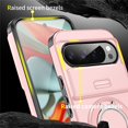 thumbnail image 4 of for Google Pixel 10 Pro XL , Military Grade Shockproof Bumper Rugged Rotating Stand Ring Holder Anti-Scratch Magnetic Cover Compatible with Car Mount Case,Pink,For Pixel 10 Pro XL, 4 of 10