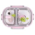 thumbnail image 4 of Boîte à Lunch Isotherme en Acier Inoxydable Boîte à Lunch Bento en Acier Inoxydable Boîte à Lunch Bento Boîte à Lunch 304 Compartiment de Boîte à Lunch en Acier Inoxydable Doublure Isotherme Bento, 4 of 8