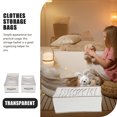 thumbnail image 3 of 2pcs Armoire Vêtements Organisateurs PVC Pratiques Boîtes de Rangement Boîtes à Vêtements, 3 of 6