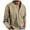 Khaki, variant on Sopiago Button Down Shirt Men Big and Tall Cotton Linen Shirts Casual Linen Shirts for Men Long Sleeve Solid Color Long Sleeve Work Tops 2025 Fall Blouses Khaki,L