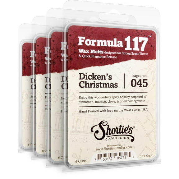 Dickens Christmas Wax Melts Bulk Pack - Highly Scented   Natural Oils - Shortie's Candle Company