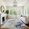 thumbnail image 7 of Addison Rugs Mayfield Premium Machine Washable Transitional Abstract Denim Rectangle Rug, 3' x 5', 7 of 7