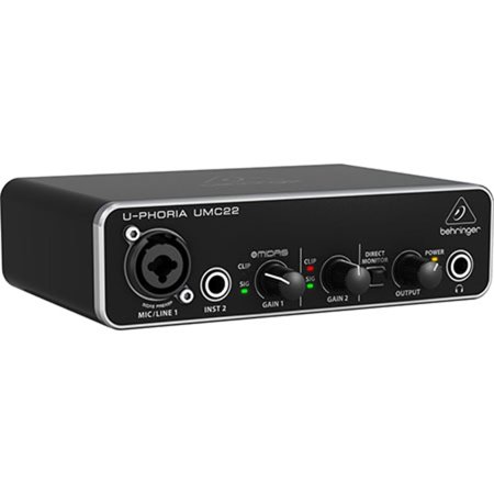 Behringer U-Phoria UMC22 USB Audio Interface