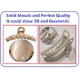 thumbnail image 3 of Hair claw clips, Clips hair, Hair clips for thick hair women, Big Claw clips for thick hair, 4 Inch Non-slip Hair claw Large, Strong Hold Hair Clip for thin thick Hair for all ages available (Opl/Prl), 3 of 5