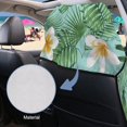 thumbnail image 5 of Kuiaobaty Plumeria Monstera Print Car Seat Cover Towels with Storage Bag Soft Breathable Car Seat Covers for Front Seats Multi-Purpose Sweat Towel, 60 x 33 Inch, 5 of 7