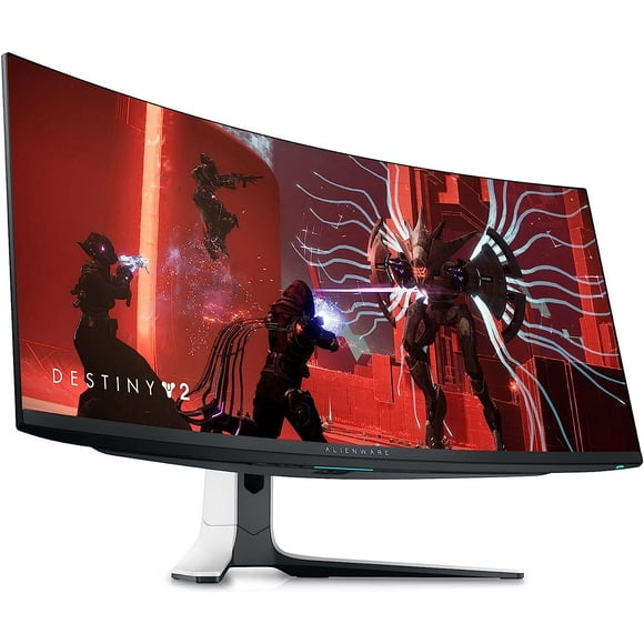 Refurbished (Excellent) Alienware AW3423DW Curved Gaming Monitor- 34.18-inch Quantum Dot-OLED (3440x1440)