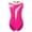 Hot Pink, variant on Kids Girls Sleeveless Gymnastic Tank Leotard Shiny Diamond One Piece Mesh Patchwork Ballet Dance Unitard White 6