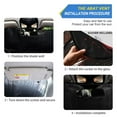 thumbnail image 2 of Qxltty Two Cats Looking at Each Other Car Windshield Sunshades Foldable UV Rays Sun Visor Protector Keep Your Vehicle Cool 55×27.6in, 2 of 8