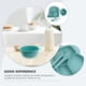 thumbnail image 2 of 1 set de placa de dinosaurio para niños pequeños niños Divided Children Bowl Bown Futk Spoon, 2 of 6