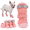 Pink, variant on Kuoser 4PCS Breathable Mesh Dog Shoes – Hot Pavement Summer Dog Boots & Paw Protectors, Comfortable for Small Medium Large Dogs,Pink, 1#