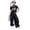 Black, variant on Girls Cargo Pants Stretch Elastic Waist Baggy Cargo Pants with Pocket Classic Fit Sports Outdoor Loose Pants Y2k Teen Girl Pants 12-13 Years Girl Fashion
