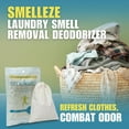 thumbnail image 2 of SMELLEZE Reusable Laundry Smell Removal Deodorizer Pouch: Removes Clothes Stench Without Scents, 2 of 6