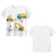 thumbnail image 2 of Boys 3-Pack Excavator T-Shirts Crewneck Summer Top Tee 2-7 Years, 2 of 6
