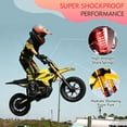 thumbnail image 3 of DuoDian Electric Dirt Bike for kids,850W Peak Motor 15.5MPH Top Speed, 6.8Miles Range 36V 4Ah Battery, 12*2.75 Inch Inflatable Tires, Rear Disc Brake For Road age 3-10，Yellow, 3 of 9