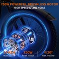 thumbnail image 4 of Electric Bike for Adults 20 inch Fat Tire 750W Motor 48V 10.4AH for City and Mountain Use, 4 of 8