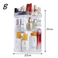 thumbnail image 6 of Rotating Makeup Organizer - Cosmetic Storage Box for Women & Girls - Large Capacity, DIY/Adjustable, 6 of 12