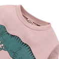 thumbnail image 5 of XXWXYD Toddler Girls Dinosaur Sweatshirt Cute Cartoon Print Cotton Pullover Top Long Sleeve Crewneck Fall Winter Clothes, 5 of 5
