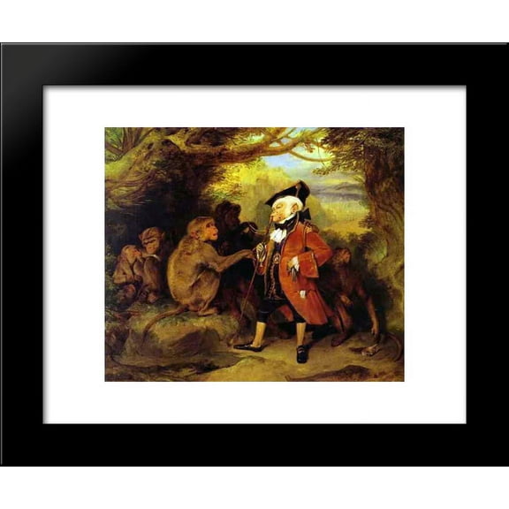 The Monkey Who Had Seen the World 20x24 Framed Art Print by Edwin Henry Landseer
