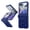 Blue, variant on Vizvera for Motorola Motorola Razr 2024/Razr 2025//Razr 2026 Case with Hinge Cover,Built-in Screen Protector Shockproof All-Inclusive Smartphone Wireless Charging Cover-Rose Red
