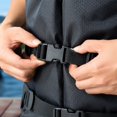 thumbnail image 6 of Fixed Four Buckle Reflective Buoyancy Vest, Portable Foldable Life Jacket with High Visibility Strips, Secure Water Safety Vest for Boating Use, Red, 6 of 8