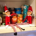 thumbnail image 5 of 42cm Christmas Elf Doll for Kids Mini Toy Elf Dolls for Christmas Poseable Little Elf Shelf Sitters with Dangling Legs, 5 of 5