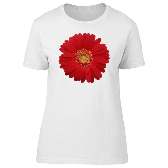 Gerbera Red Rose Tee Women's -Image by Shutterstock