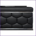 thumbnail image 5 of 3-Seat Modern Minimalist Top Grain Italian Leather Sofa with Kiln-Dried Hardwood Frame | Black | Leather Upholstery | Tight Back, 5 of 10