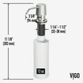 thumbnail image 6 of VIGO 12 oz. Kitchen Soap Dispenser in Stainless Steel, 6 of 8
