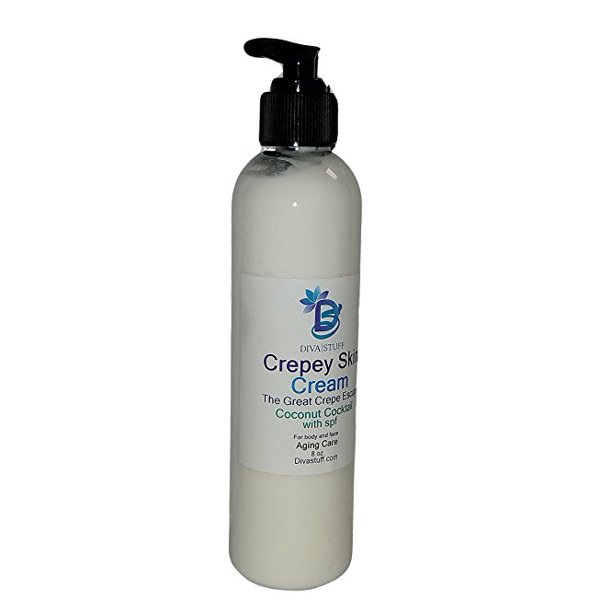 Crepey Skin Body & Face Cream With Hyaluronic Acid, Alpha Hydroxy and